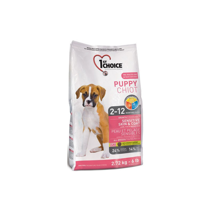 1st Choice (Фест Чойс) Puppy Lamb Fish - Сухий корм з ягням і рибою для цуценят всіх порід (6 кг)