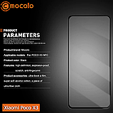 Захисне Full Glue скло Mocolo Xiaomi Poco X3 (Black), фото 5