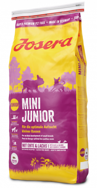 Сухий корм для цуценят дрібних порід Josera (Йозера) Mini Junior 15 кг