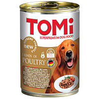 Консервированный корм для собак TOMi (Томb) 3 Kinds of Poultry с 3-мя видами Птицы 400 гр. ж/б банка