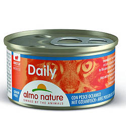 Мус для кішок Альмо Nature (Альмо Натюр) Daily Menu Cat - з Океанічною рибою  85 гр.