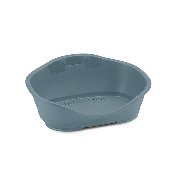 Stefanplast (Стефанпласт) Sleeper "Sleeper 3"- Пластиковий лежак для собак і котів, 81*55*32 см (сталево-синій)