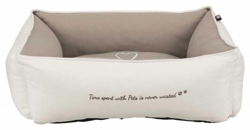 Trixie (Тріксі) Pet's Home Bed - Вельветовий лежак з сердечком для собак та котів (60х50 см.)