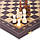 Набір шахи, шашки, нарди 3 в 1 кожзам L3508 (дошка 34x34 см), фото 3