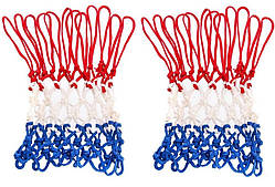 Баскетбольна сітка Basketball Net Heavy Duty Outdoor ігрова всепогодна 2 шт.