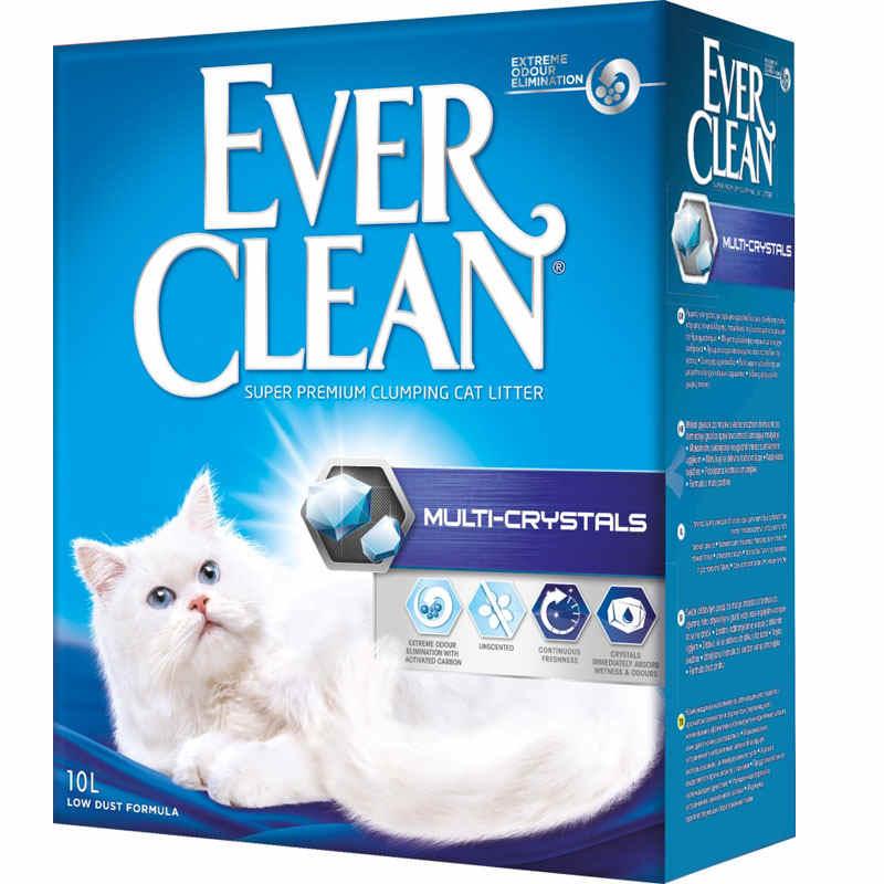 Ever Clean (Евер Клін) Наповнювач м'який Мультикристали з додаванням силікагелевих кристалів (10 кг.)