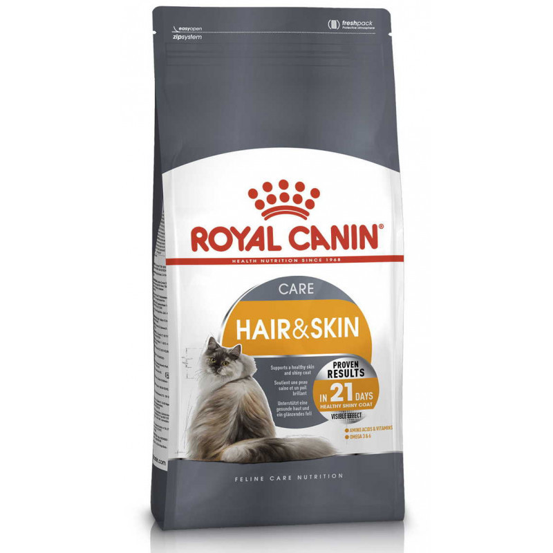 Royal Canin (Роял Канін) Hair & Skin Care - Сухий корм з куркою для котів з проблемною вовною (4 кг)