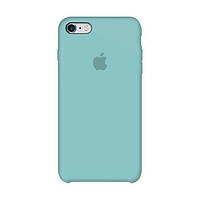 Чехол Silicone case для IPhone 5/5s (02) Sea Blue бирюза