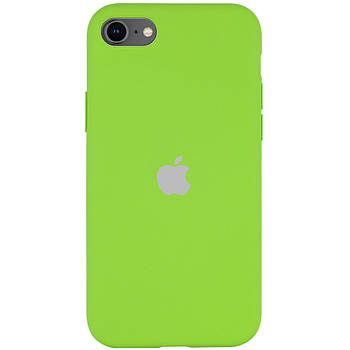 Чохол Silicone case SE 2020 Lime green салатовий