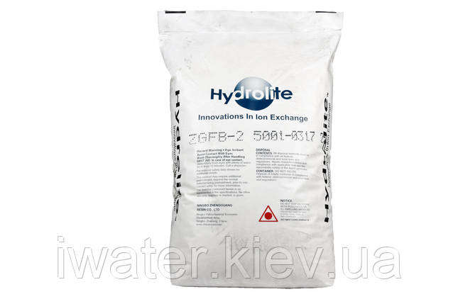 Іонообмінна смола для видалення нітратів Hydrolite ZGD 890 (25 л/мішок), фото 1
