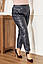 Штани-джогери з екошкіри Великого розміру, фото 5