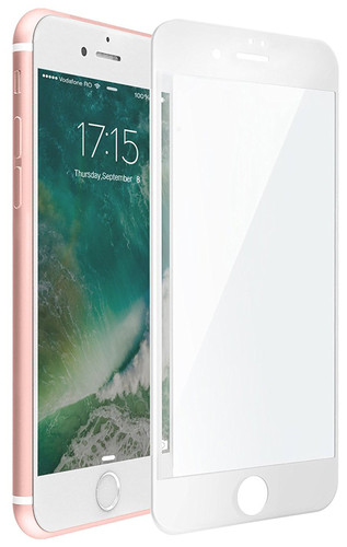 Стекло 5D Premium iPhone 7/8/SE 2020 Белое - фото 1 - id-p1347675566