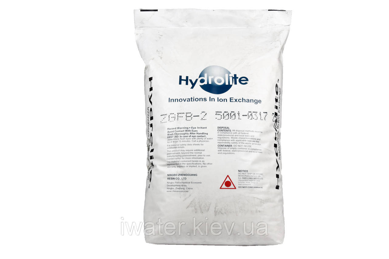 Слабокислотних катіоніт Hydrolite ZGС258 (25л/мішок)