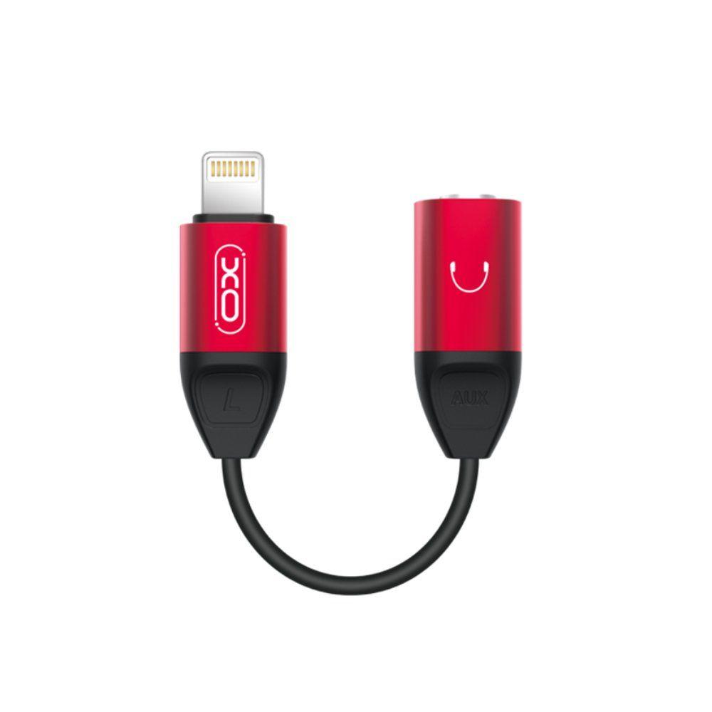 Перехідник для айфона на навушники з Lightning на 3.5 mm-під'єднання навушників XO NB147A Lightninh