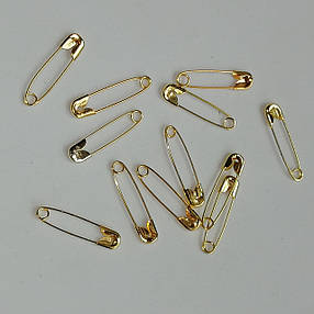 Шпильки Англійські золото 19 мм 2000 штук в уп., фото 2