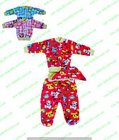 Ясельный теплый набор для новорожденных, детский комплект - костюм 3 - камахровый