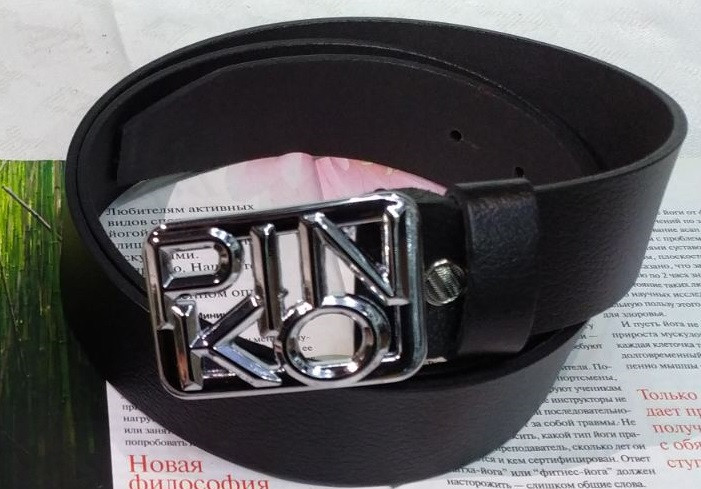 Ремінь чоловічий шкіряний Pinko ширина 40 мм. 930254