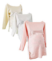 Однотонная блуза женская (для беременных), шифоновая блузка (рубашка) для будущих мам