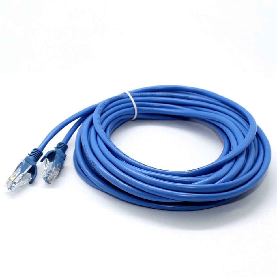 Патч-корд LAN 10м CAT 5 UTP Сетевой кабель для интернета и роутера - фото 2 - id-p1347713601