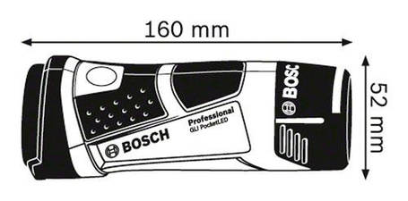 Ліхтарик Bosch GLI 12V-80 Professional (0601437V00), фото 3