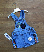 Комбинезон джинсовый для девочки Турция,детская одежда Турция.интернет магазин детской одежды,джинс 4 года