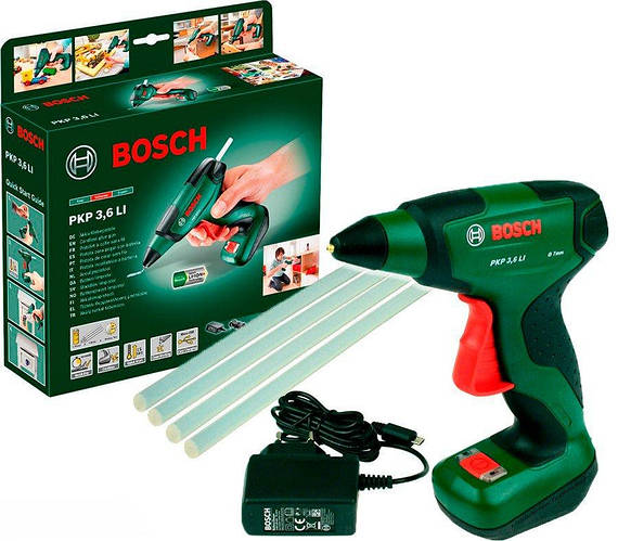 Клеевой пистолет Bosch PKP 3.6 Li (0603264620) (ID#1347726428), цена ...