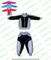 Теплый трикотажный костюм для мальчика / девочки, велюровый детский спортивный комплект мальчик, 32