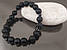 Браслет Чорний Король, лава та шунгіт, фото 3