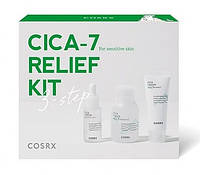 Набор миниатюр косметики с центеллой COSRX CICA-7 Relief Kit (3 step) 30 мл, 10 мл, 15 мл