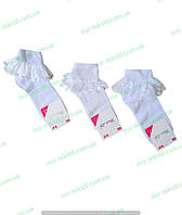 Нарядные детские белые носочки с кружевом Турция,интернет магазин,детская одежда Турция,коттон 5-6 лет