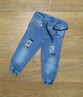 Модные джинсы на мальчика Турция, детские джоггеры тонкие