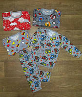 Байковая детская пижама, трикотажный комплекты для детей, домашние детский наборы для сна мальчик, 36