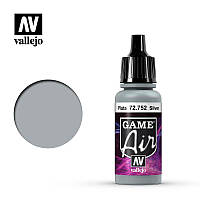 Фарба срібло, 17 мл. VALLEJO GAME AIR 72752