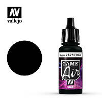 Фарба чорна, 17 мл. VALLEJO GAME AIR 72751