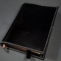 Щоденник А6 чорний шкіряний 2021 рік натуральна шкіра шкіра, фото 4