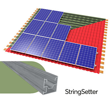 StringSetter - крепления PV модулей шириной до 1005мм (металлочерепица, битумная, профнастил, шифер)