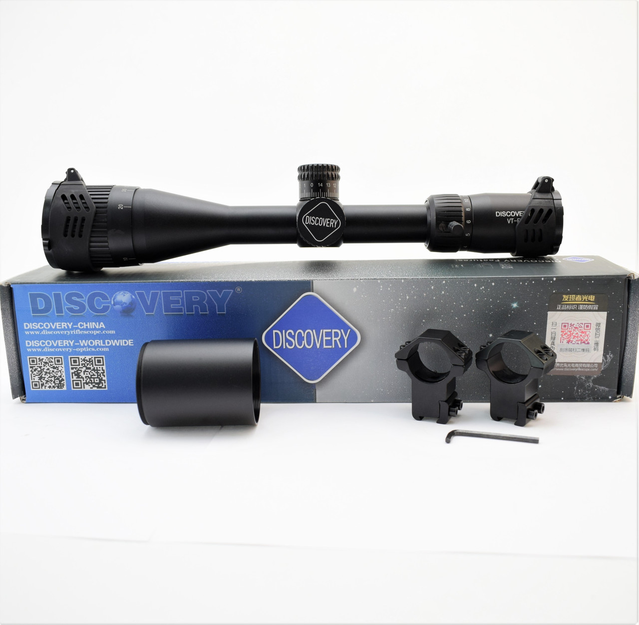 Приціл Discovery Optics VT-R 3-12x42 AOE (25.4 мм, підсвітка)