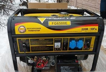 Генератор бензиновый Forte FG6500Е - фото 5 - id-p1347788290