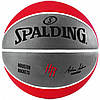 М'яч баскетбольний розмір 7 Spalding NBA Team Houston Rockets, фото 2