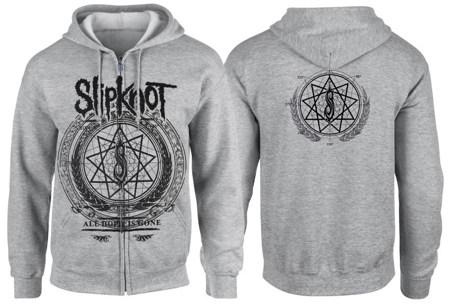 Толстовка на змійці SLIPKNOT Blurry меланжева