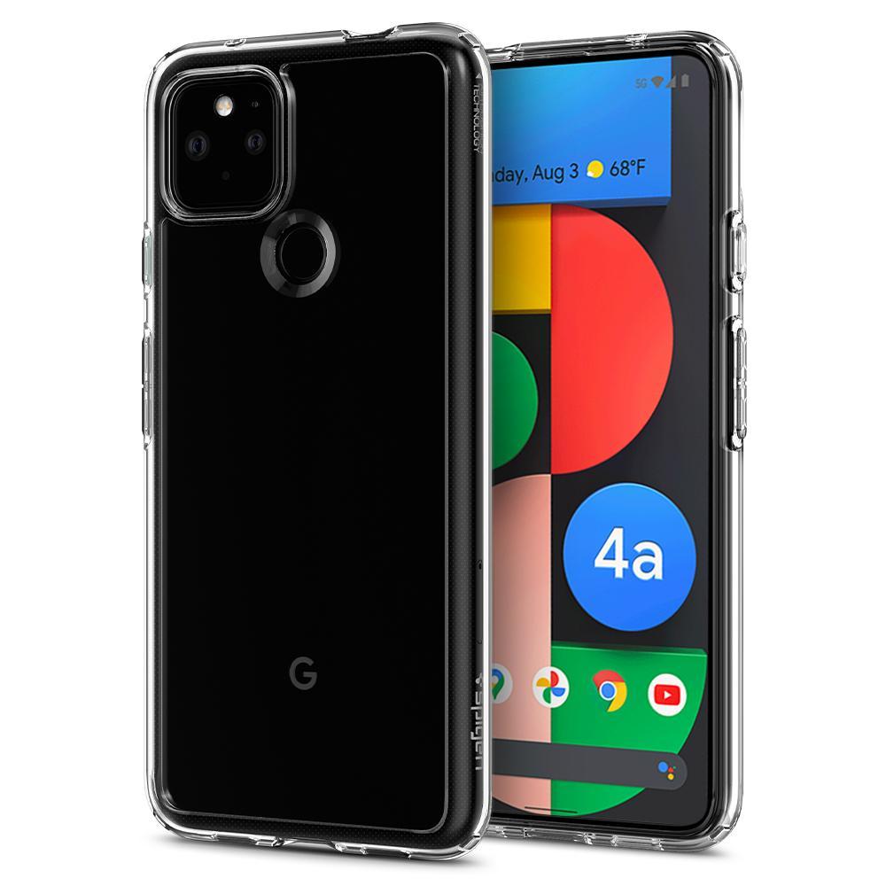 Чохол Spigen для Google Pixel 4a (5G) — Ultra Hybrid, Crystal Clear (ACS01881)