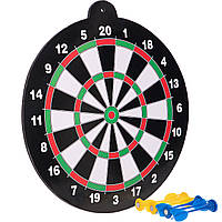 Мішень для гри в дартс магнітна двостороння Baili 12in (6 дротиків) BL-6101