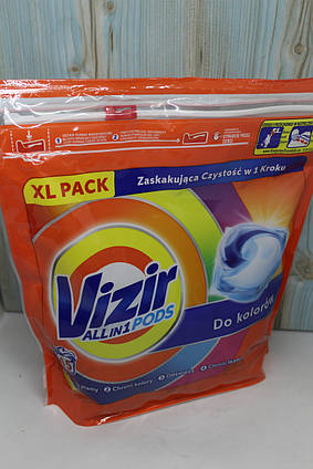 Капсули для прання Vizir Do Colorow 45 шт Польща