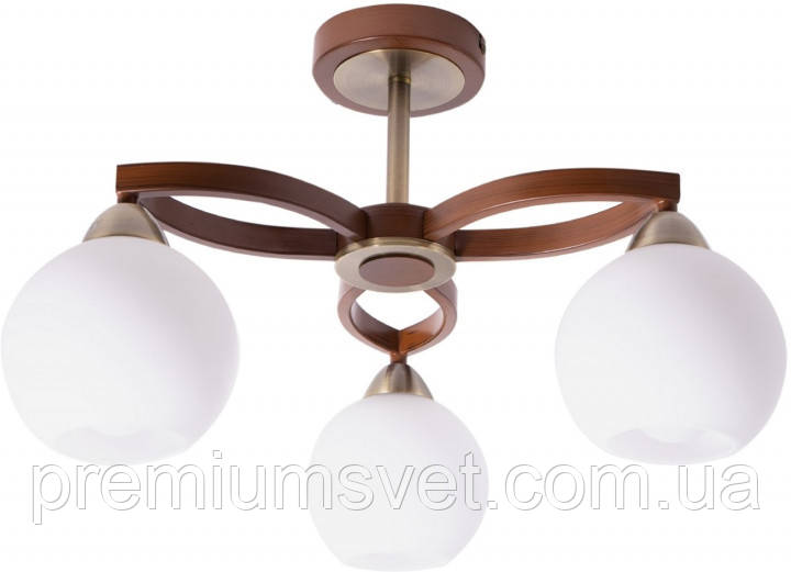 INL-9268C-03 AntiqueBrass & Walnut коричнева, фото 1