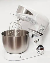 Кухонний комбайн, планетарний міксер, тістоміс Royalty Line RL-PKM-1600 White (1600Вт, 5.5 л, Швейцарія)