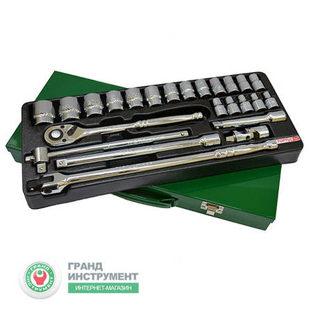 Набір інструменту для ремонту авто 1/2" 24ед.(6pt) TOPTUL GCAD2401, фото 3