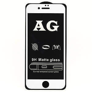 Захисне скло 5D Mate Glass (матове) iPhone 6 / 6s Біле