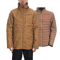 Куртка для сноуборда мужская, Smarty 3-in-1 Form Jacket (Golden Brown Landscape), 686