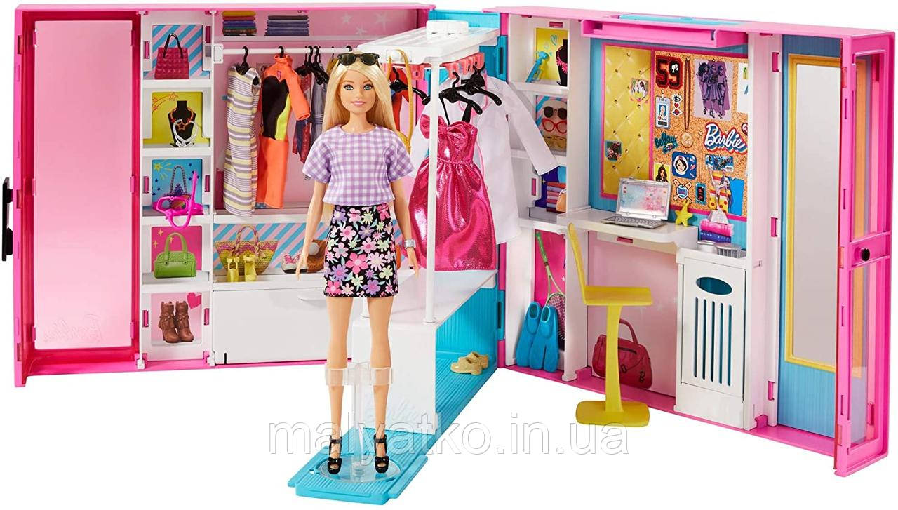Ігровий набір Гардеробна кімната Barbie Mattel gbk10