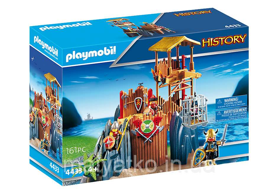 Конструктор Playmobil Плеймобил 4433 Бастіон вікінгів Viking Fortress
